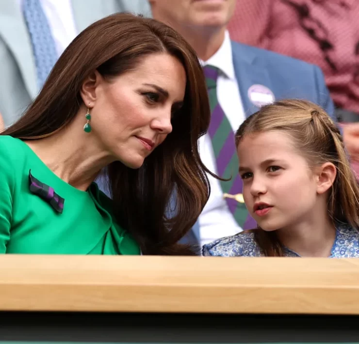 27 Princess Charlotte and Prince George at Wimbledon Men’s final