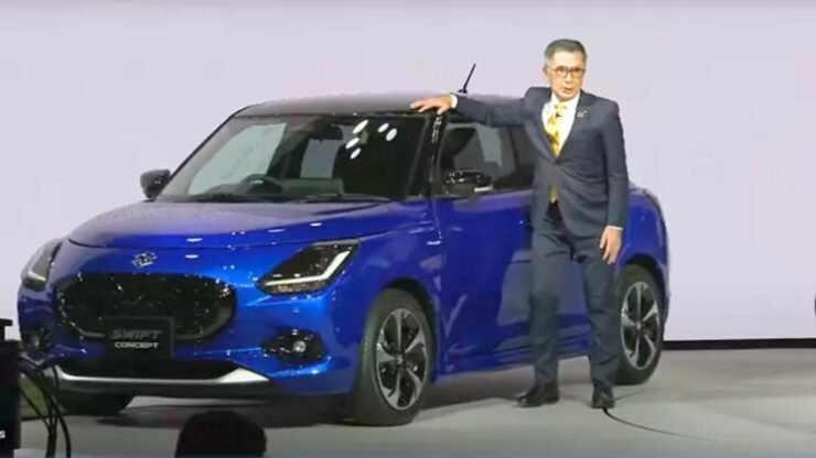 maruti suzuki 4th gen swift debuts at japan mobility show 747x420 1 Suzuki Unveils the All-New Swift at Japan Mobility Show
