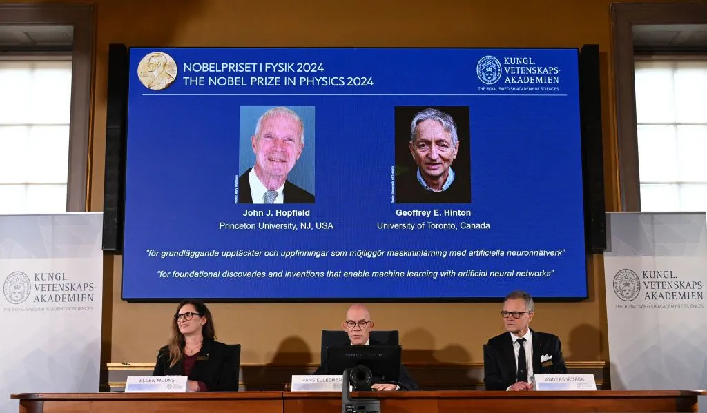 john hopfield, nobel prize, nobel prize physics, nobel prize 2024, john j, hopfield, geoffrey e. hinton, physics nobel prize 2024, geoffrey hinton 