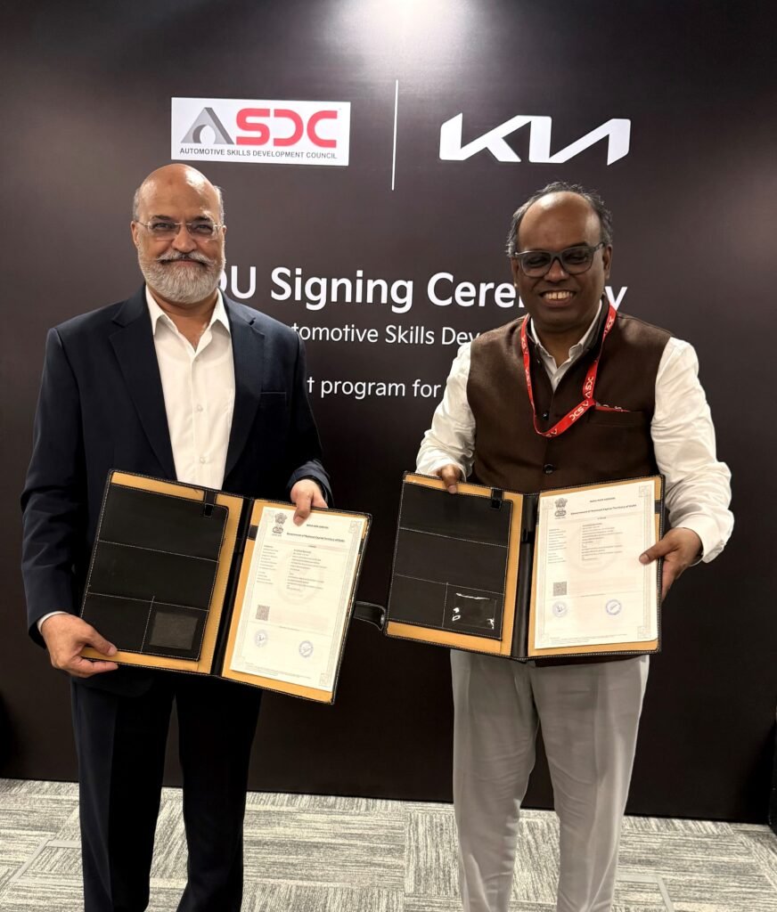 Kia India skill development program, ASDC automotive training, Kia India job placements, EV training program India, Automotive dealership training, Kia India news 2025, Kia India ASDC partnership, Kia India career opportunities, Customer experience training Kia, Electric vehicle skill development India