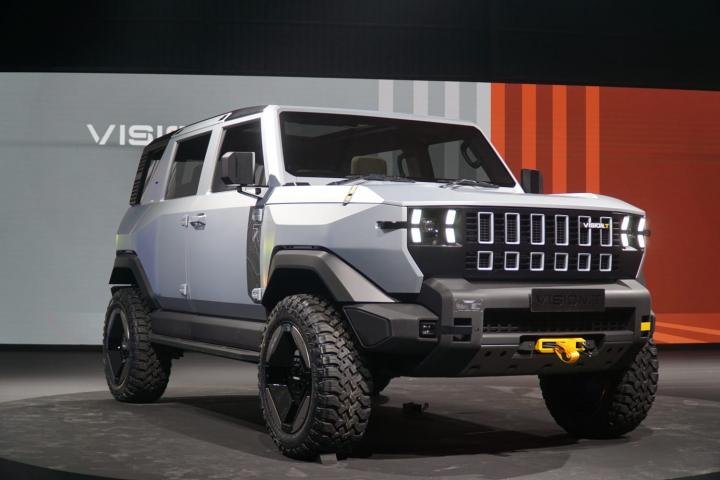 Mahindra Vision.T, Mahindra Vision.T electric SUV, Mahindra Thar EV, Mahindra NU.IQ platform, Mahindra Vision.T design, Mahindra Vision.T specifications, Mahindra Vision.T launch, Mahindra Vision.T concept SUV, Mahindra Thar electric concept, Mahindra Vision.T features