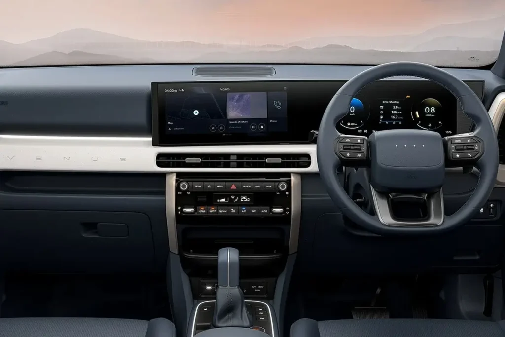 2025 Hyundai Venue, Hyundai Venue facelift, Hyundai Venue CcNC, Hyundai Venue curved display, Hyundai Venue ADAS, Hyundai Venue launch date, 2025 Hyundai Venue price, Hyundai Venue features, Hyundai Venue booking, Hyundai Venue rivals, Hyundai Venue India.